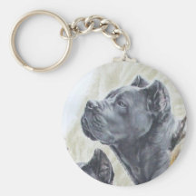 Cane Corso wGhost Keychains
