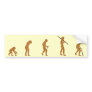 Cane Evolution Bumper Sticker