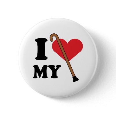 Cane Love Button by hobble