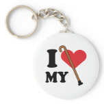 Cane Love Keychain
