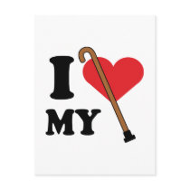Cane Love Postcard