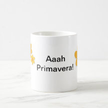 Caneca Aaah Primavera - Simples branca
