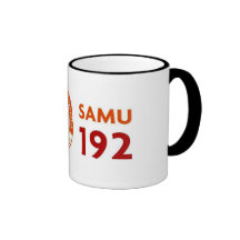 Caneca com logomarca SAMU 192