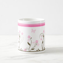 Caneca de Flores de Cerejeira