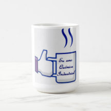 Caneca eu curto Química