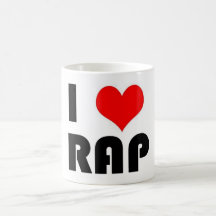 Caneca I ♥ RAP