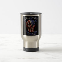 caneca live free or die