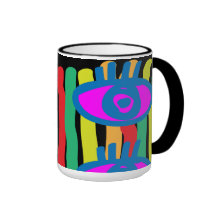 Caneca-Olhos coloridos