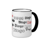 Caneca personalizada com nomes