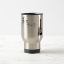 Caneca térmica guitarra