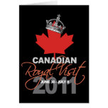 Canidian Royal Visit - William & Kate Wedding Greeting Cards