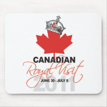 Canidian Royal Visit - William & Kate Wedding Mouse Pad