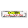Canine NSAIDS Bumper Sticker