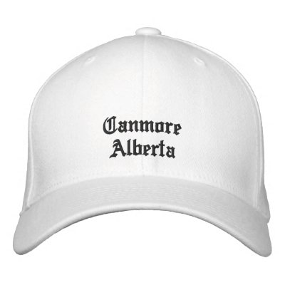 Canmore Alberta Hat Embroidered Hat Canmore Alberta Hat Embroidered Hat