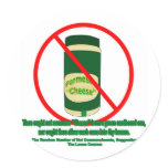 Canned Cheese Round Sticker