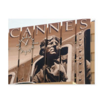cannes clock post card
