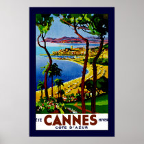 Cannes ~ Cote d'Azur Posters