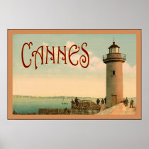 Cannes ~ Vintage Travel Poster