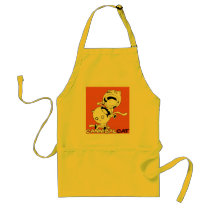 Cannibal Cat Orange Apron