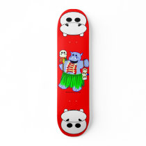Cannibal Hippo Custom Skateboard