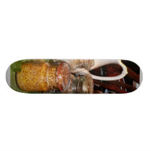 Canning Jar With Corn Skate Board