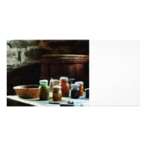 Canning Jars With Colourful Vegetables