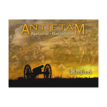 Cannon at sunset, Antietam National Battlefield Post Cards