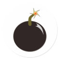 Cannonball Round Shot Bomb Cannon Ball Pirate stickers