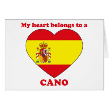 Cano Greeting Card
