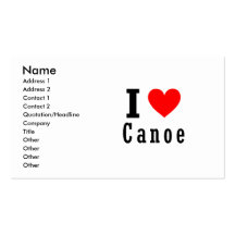 Canoe, Alabama City Design Business Cards