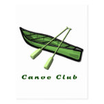 Canoe Club Design Postcard