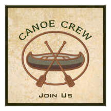 Canoe Crew Personalized Announcement