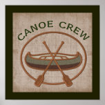 Canoe Crew Poster