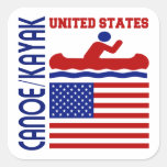 Canoe / Kayak United States Stickers