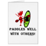 Canoe Slalom - Paddles Well With Others Card
