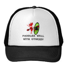 Canoe Slalom - Paddles Well With Others Trucker Hat