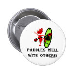 Canoe Slalom - Paddles Well With Others Pins
