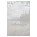 Canoeing on a Lake Stationery Design