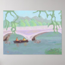 Canoeing Peaceful Solitide, Poster