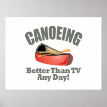 Canoeing Posters