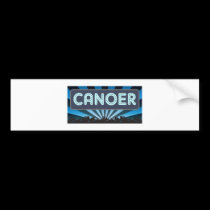 Canoer Marquee bumper stickers
