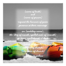 canoes Invitation