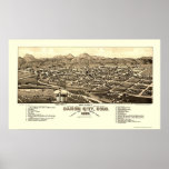 Canon City, CO Panoramic Map - 1882 Posters