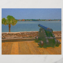 Canon over inlet painting flyers