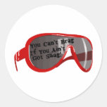 Can't Brag If You Ain't Got Swag Round Sticker