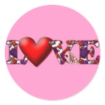 Can't Buy Me Love! Round Sticker