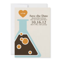Can't Fight Chemistry Wedding Save the Date Personalized Invitation