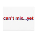 Can't Mix Yet - DJ Disc Jockey Music Turntable Postcard