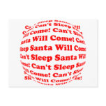 Can't Sleep Santa Will Come! Postcards