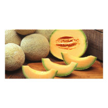 Cantaloupes Photo Card Template